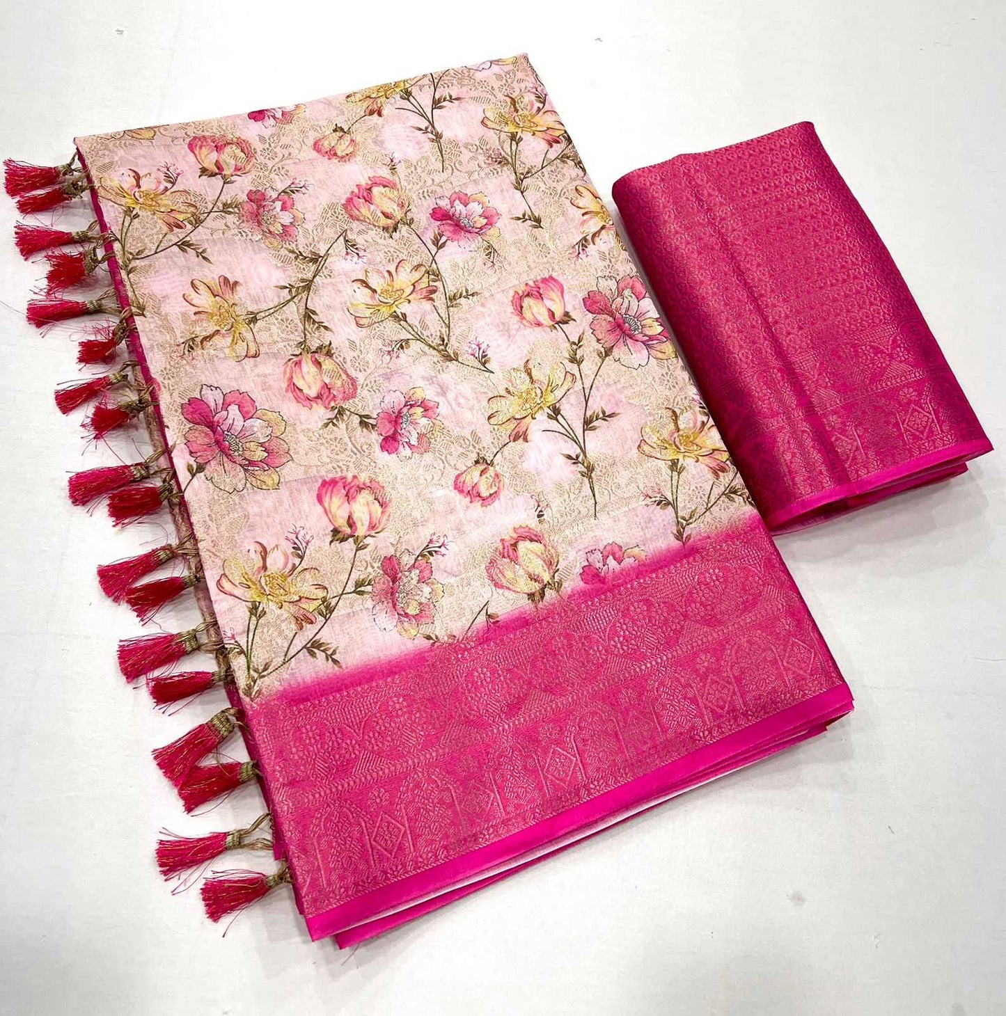 Silk Printed Saree