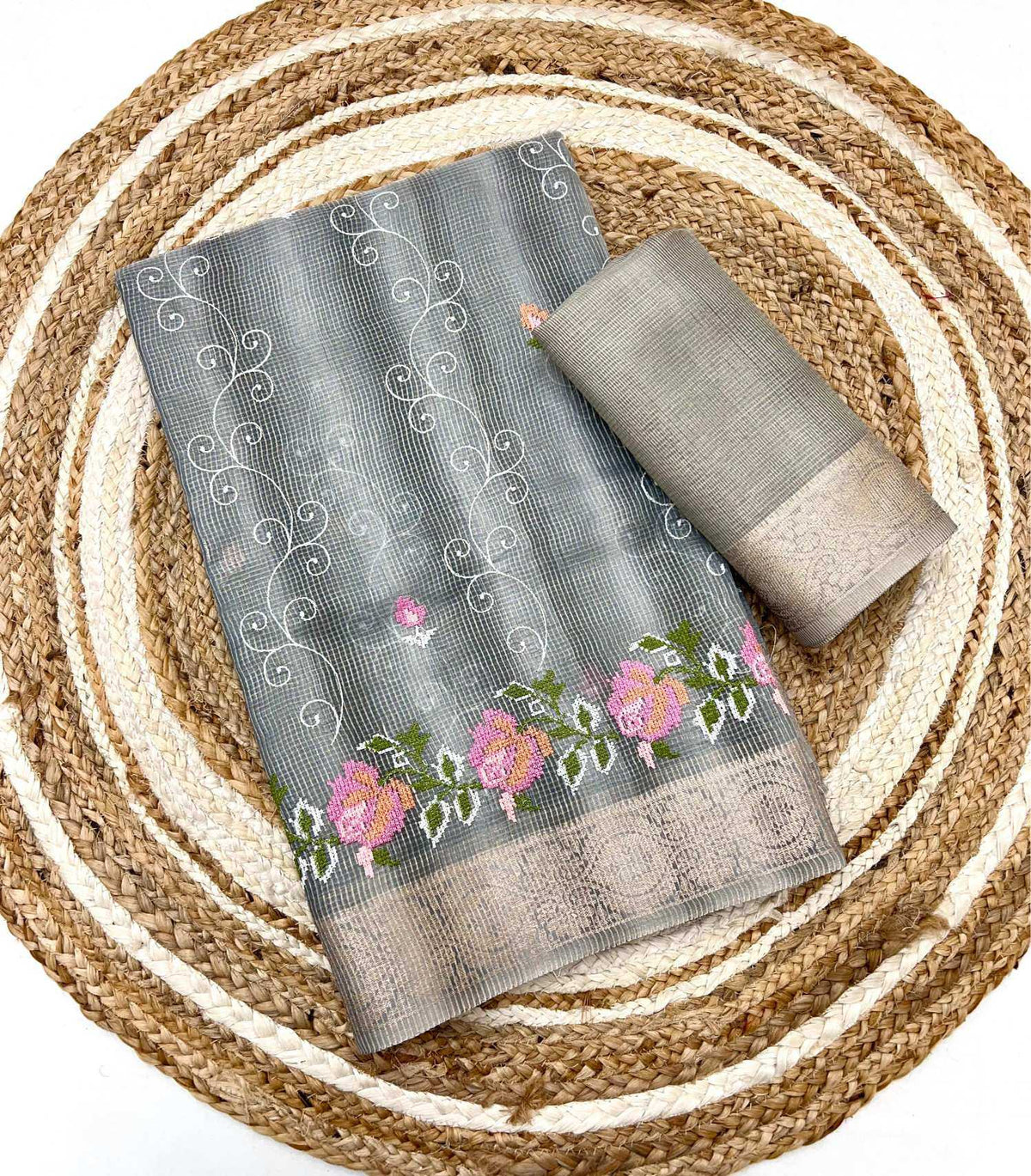 Jhanvi Zari Silk Designer Saree