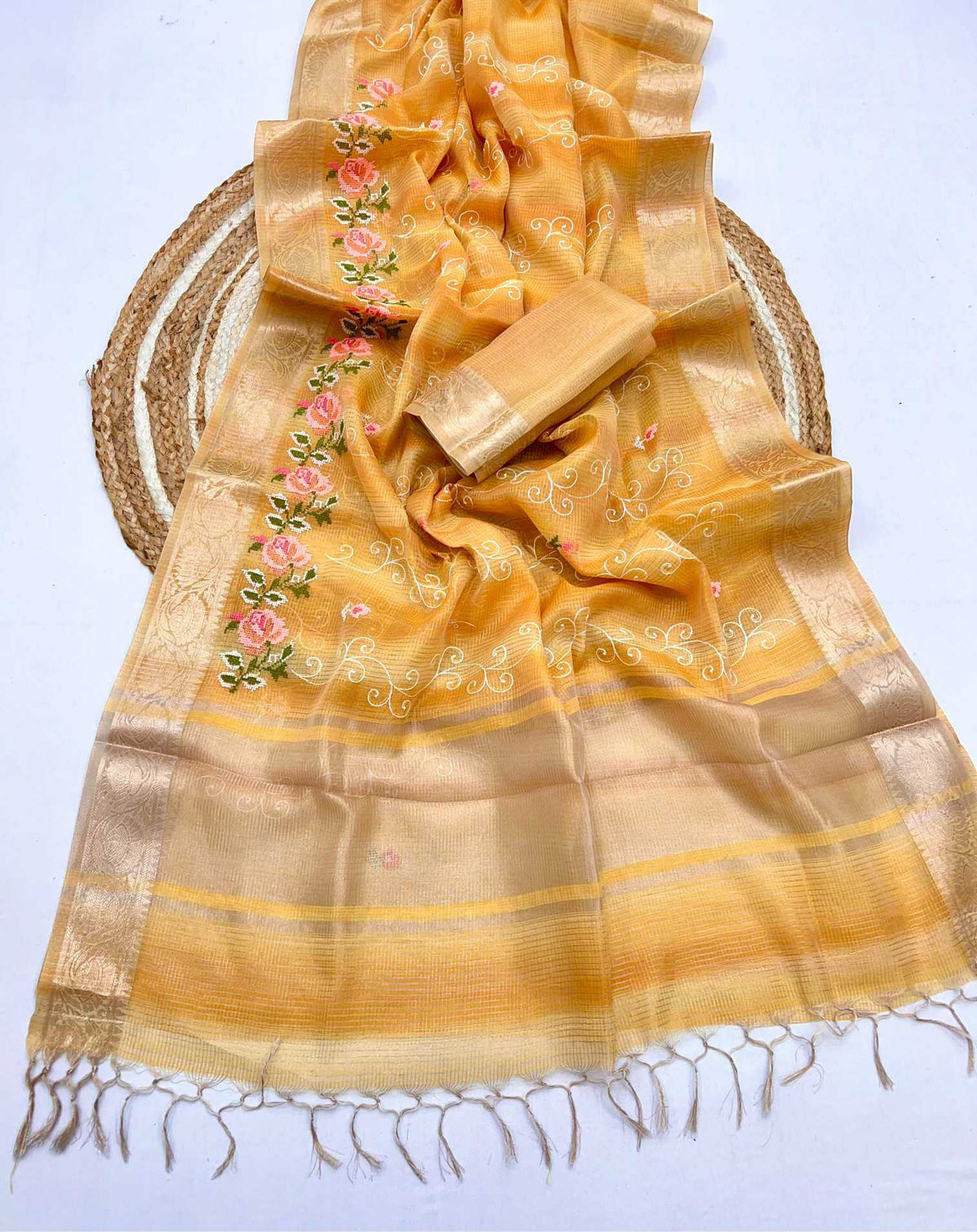 Jhanvi Zari Silk Designer Saree