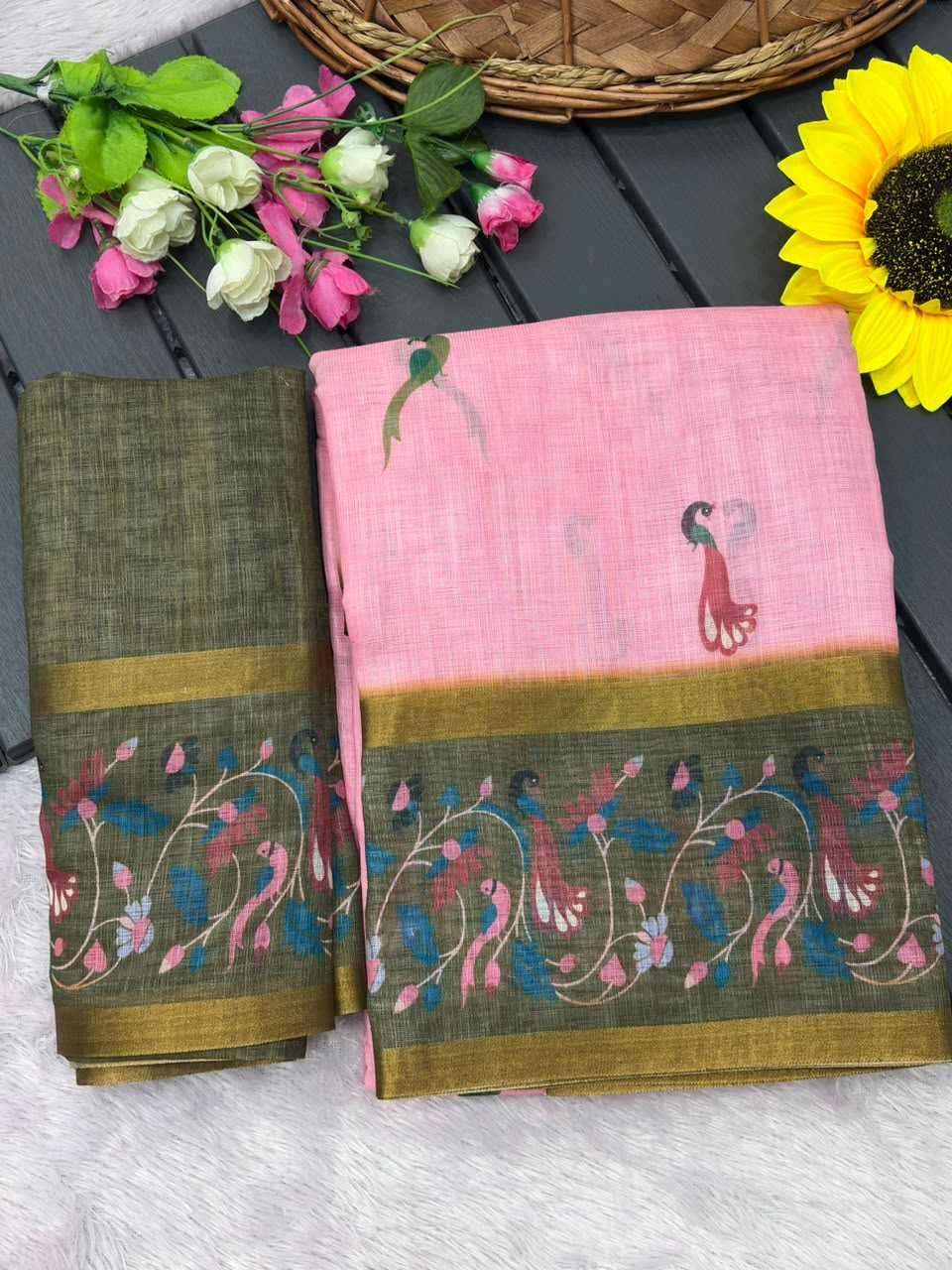 Cotton Fancy Saree