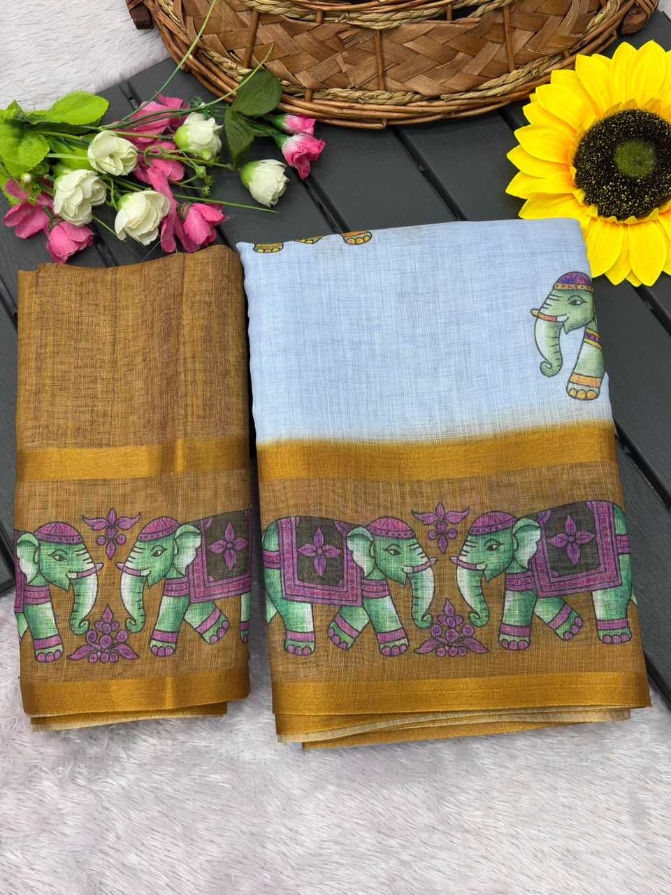 Cotton Fancy Saree