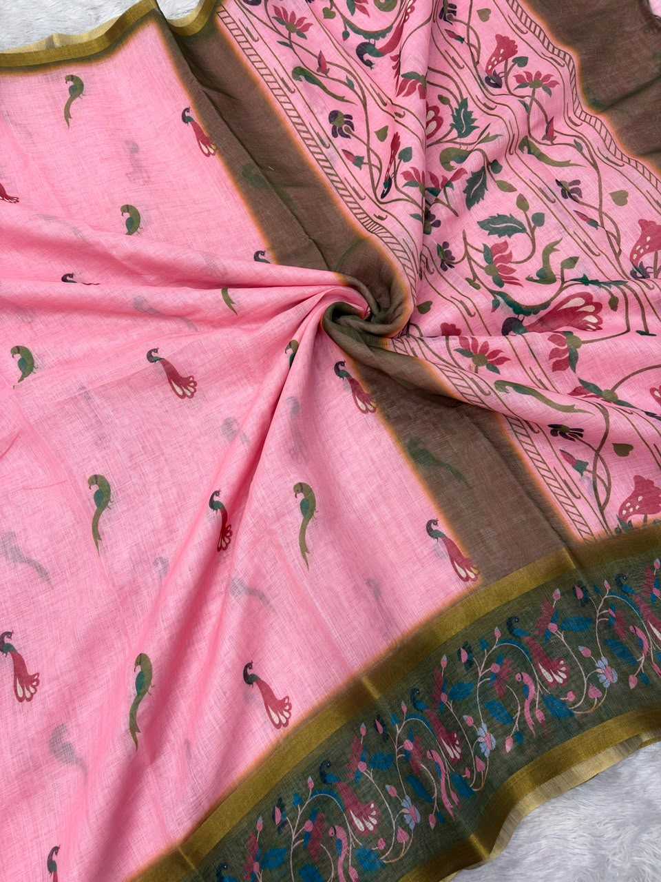 Cotton Fancy Saree