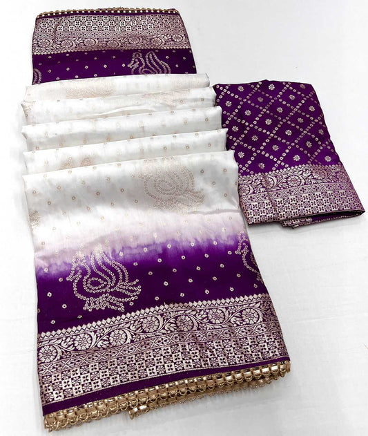 Radha Muslin Silk Saree