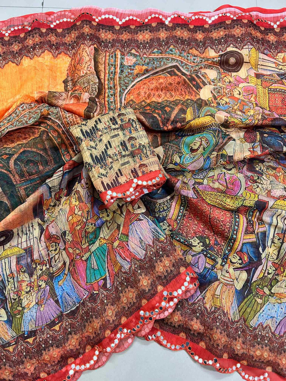 Chanderi Soft Silk Saree