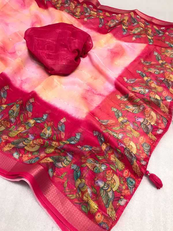 Viscose Sequnce Designer Saree