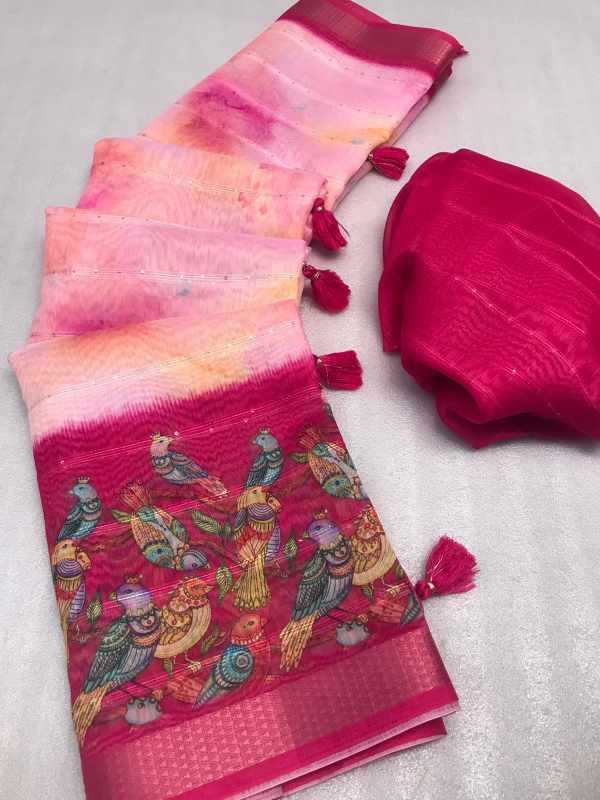 Viscose Sequnce Designer Saree