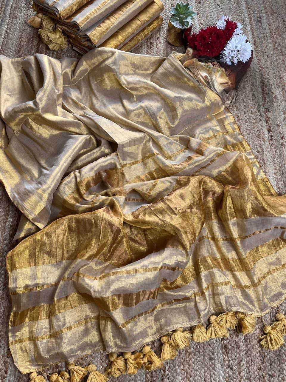 Tissue Silk Designer Saree