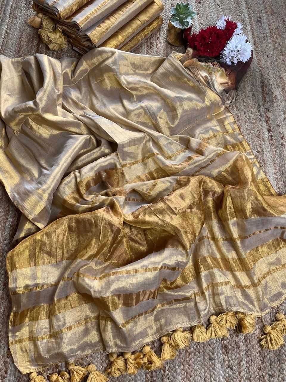 Tissue Silk Traditional Saree
