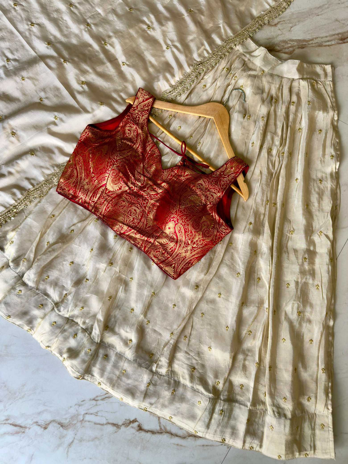 Tissue Silk Lehenga