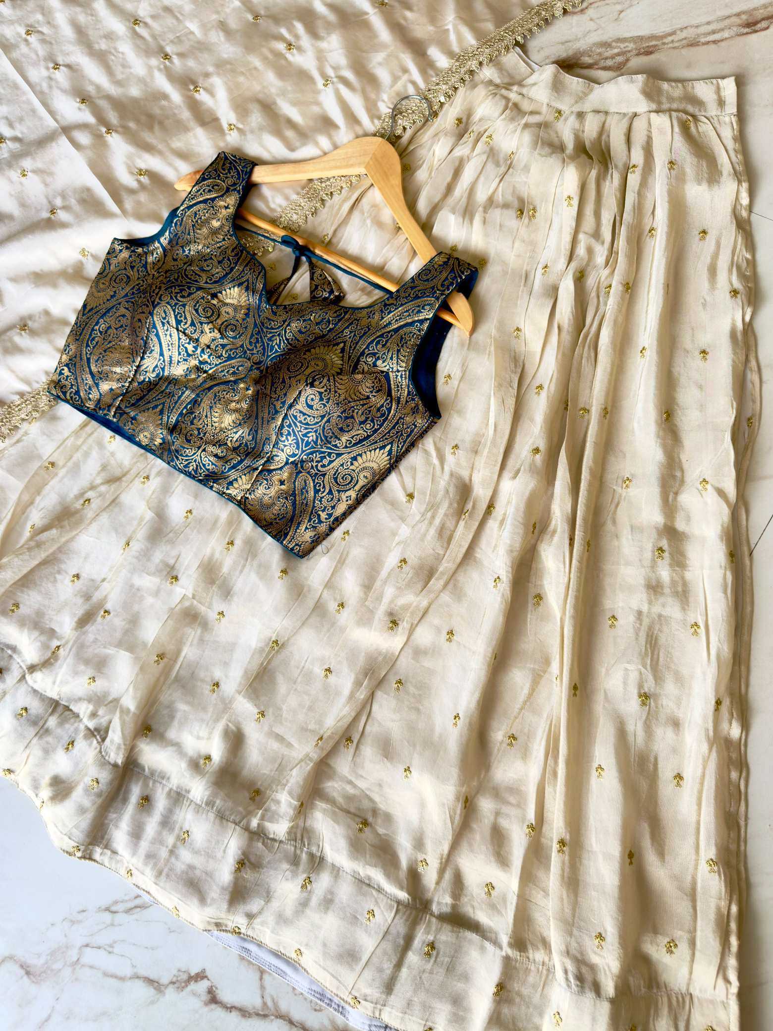 Tissue Silk Lehenga