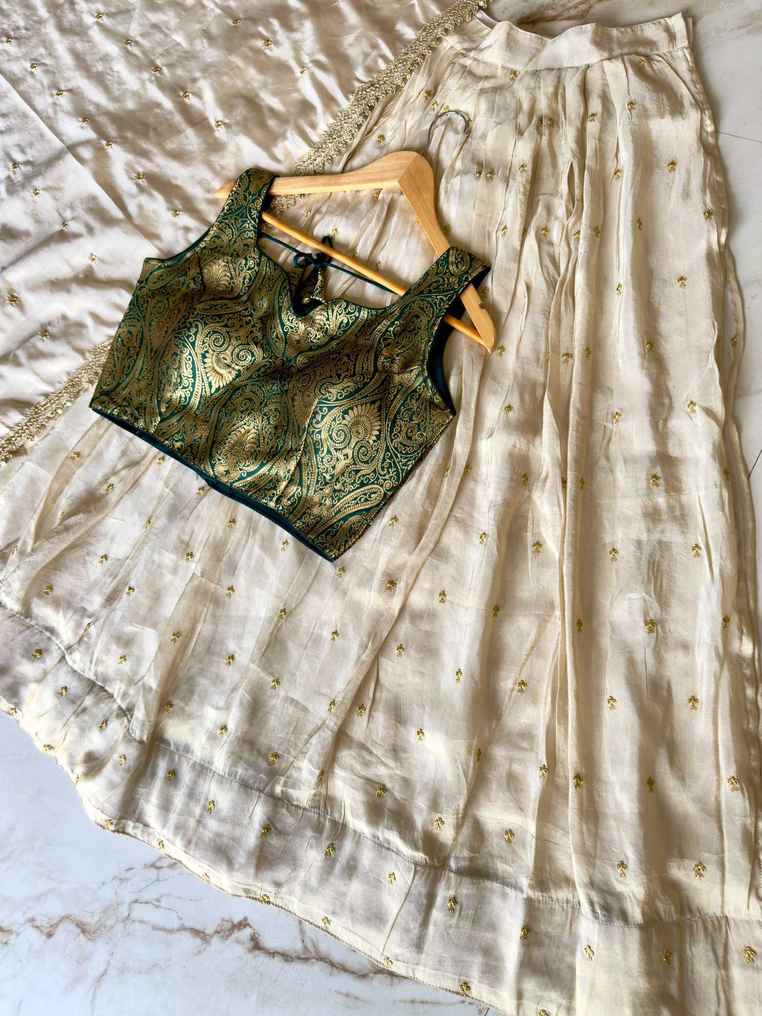 Tissue Silk Lehenga