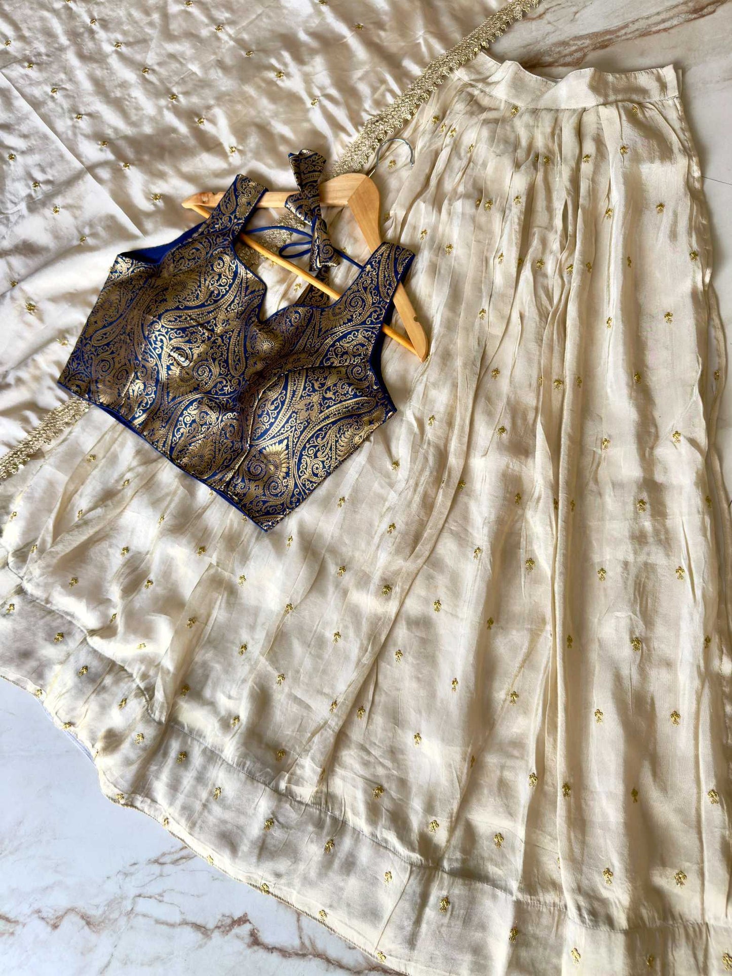Tissue Silk Lehenga