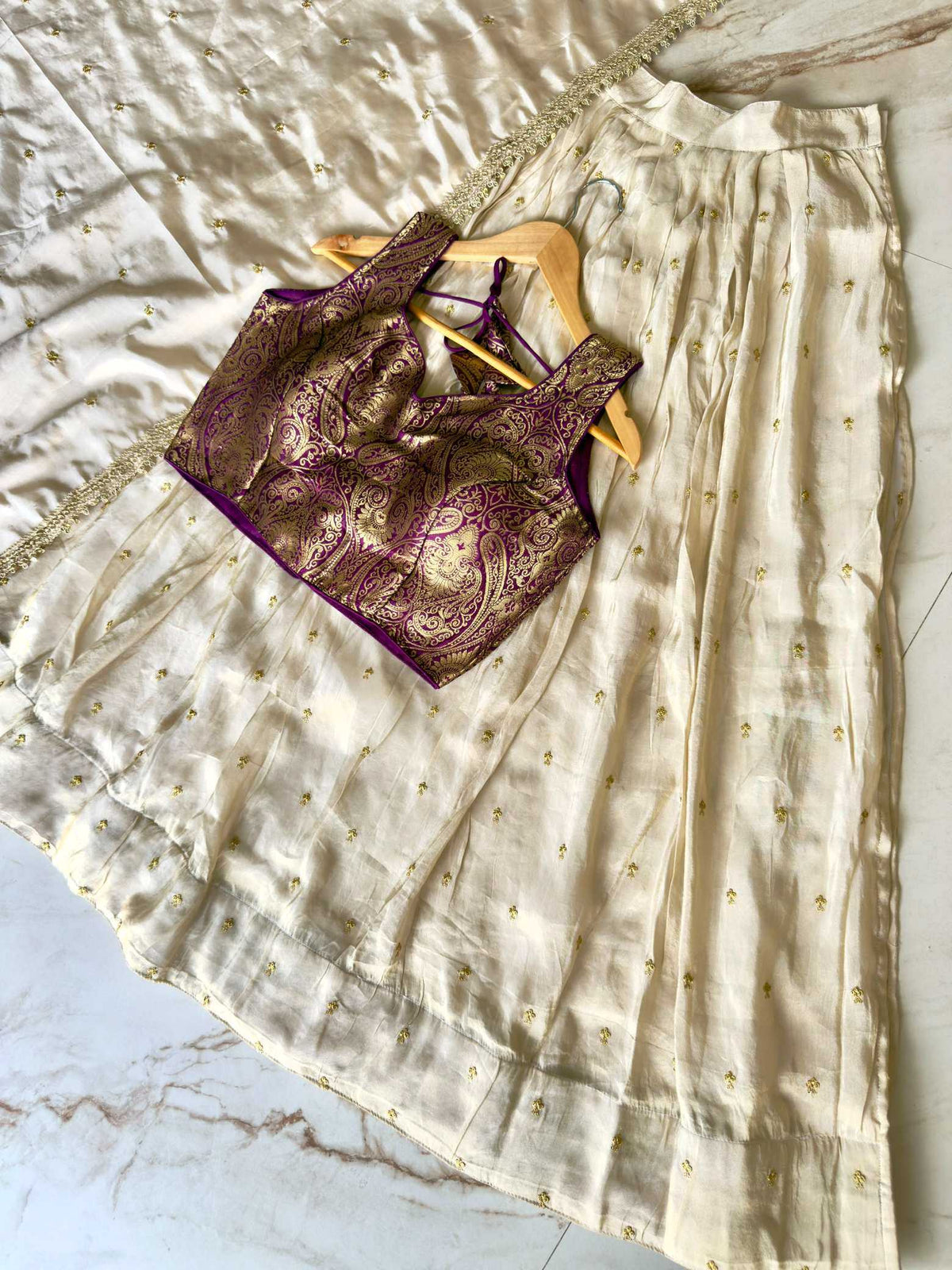 Tissue Silk Lehenga