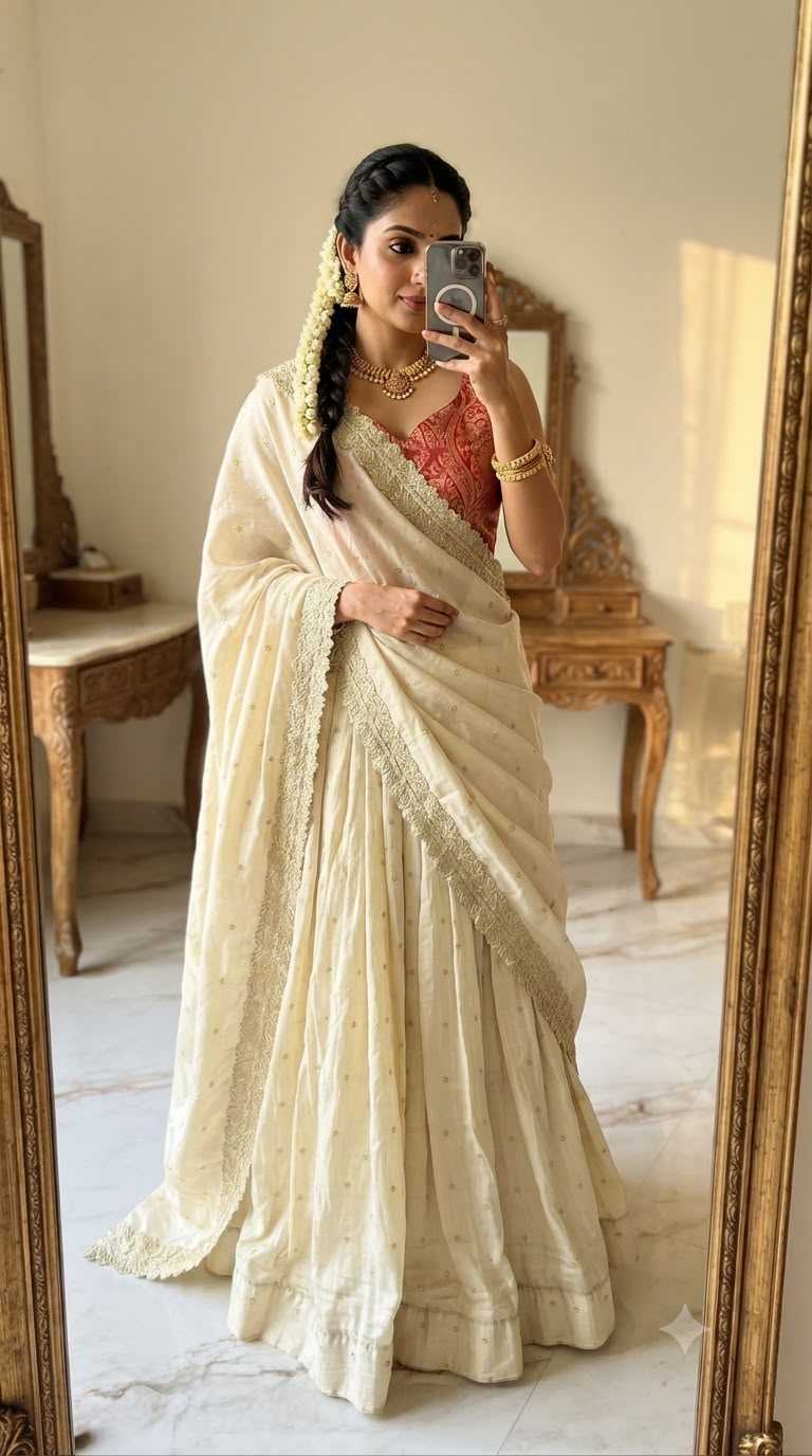 Tissue Silk Lehenga