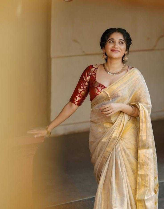 Tissue Silk Traditional Saree