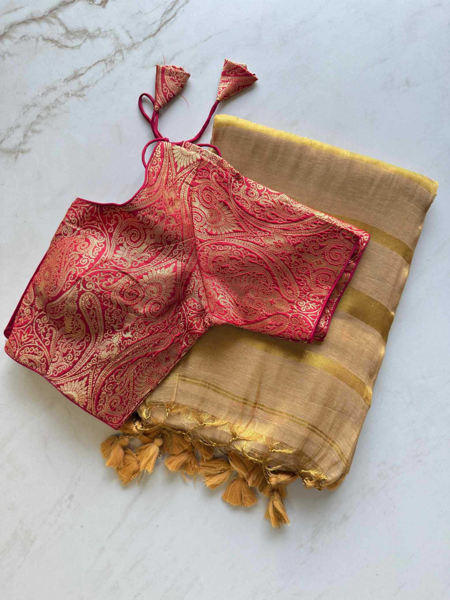 Tissue Silk Traditional Saree