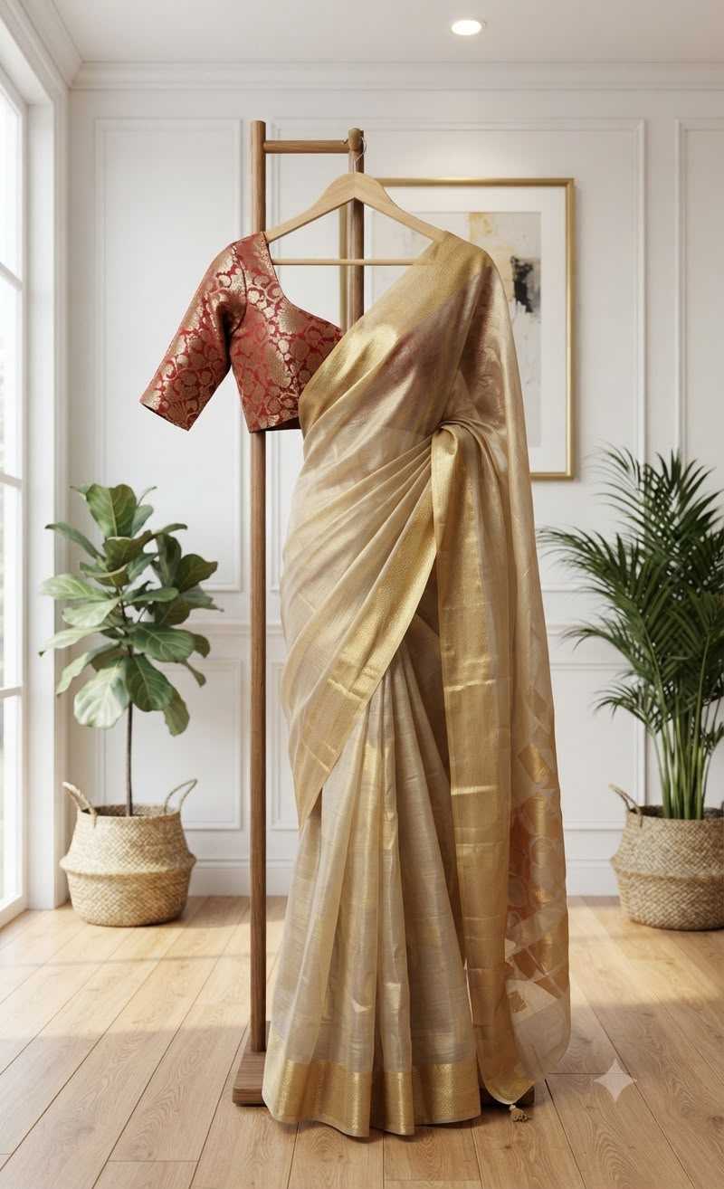 Zari Border Silk Saree