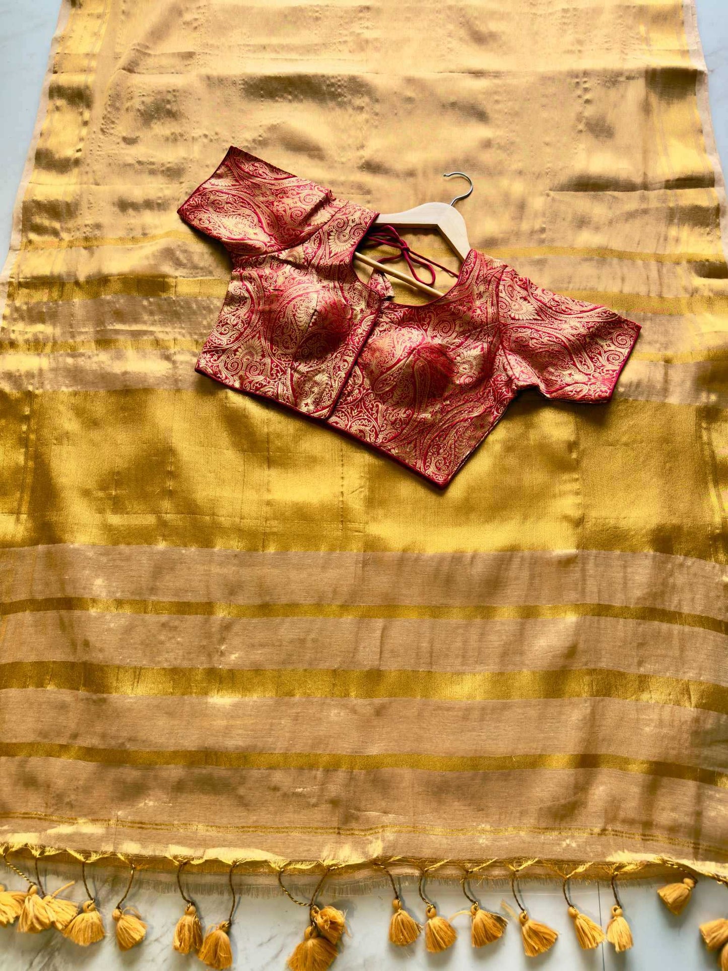 Zari Border Silk Saree