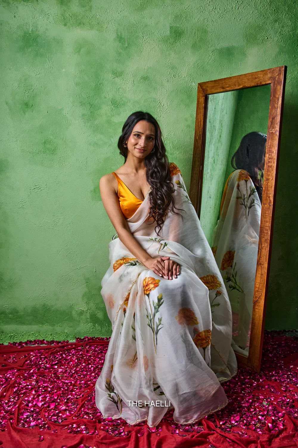 Tabby Silk Printed Saree