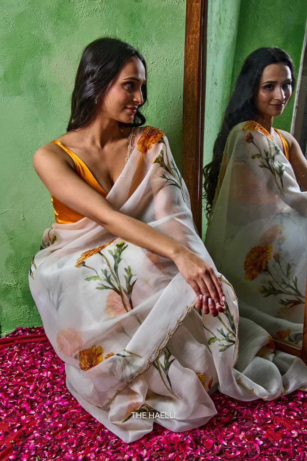 Tabby Silk Printed Saree
