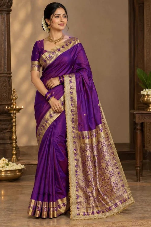Amrita Lichi Silk Soft Saree