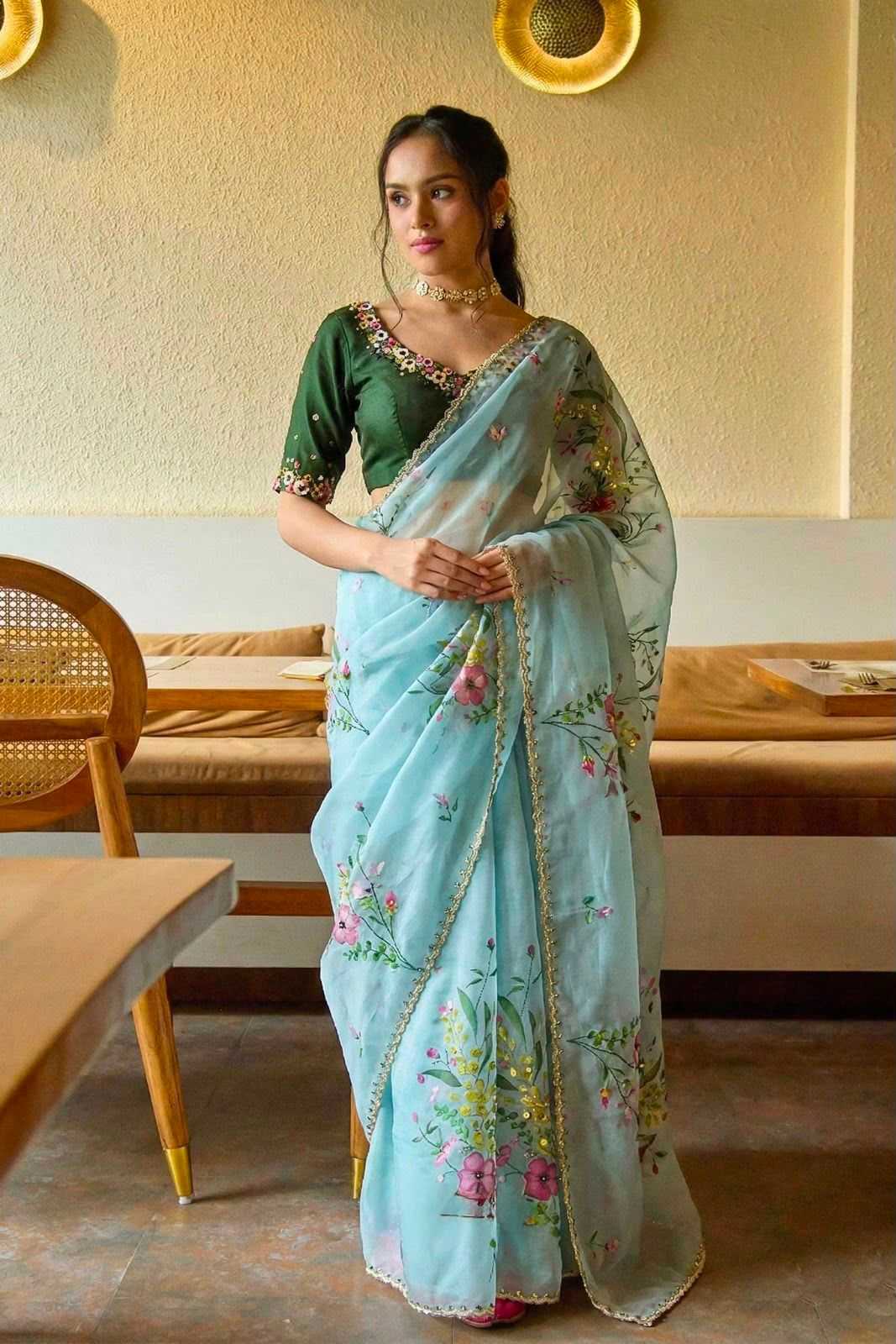 Fancy Organza Saree