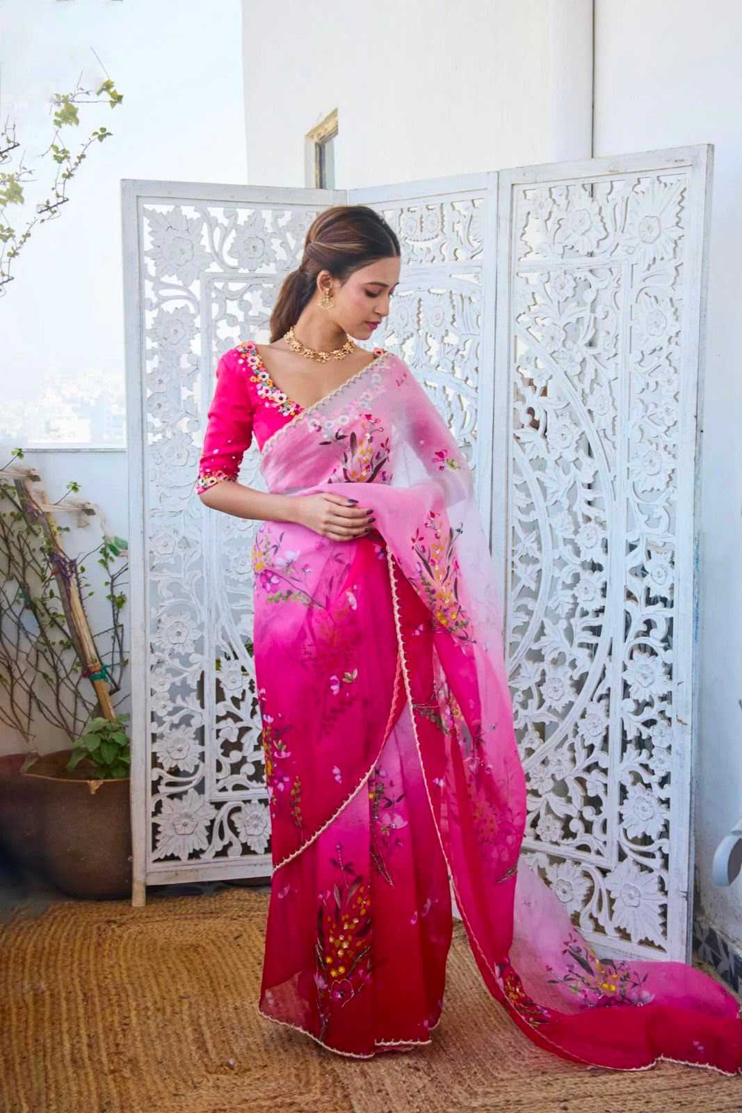 Fancy Organza Saree
