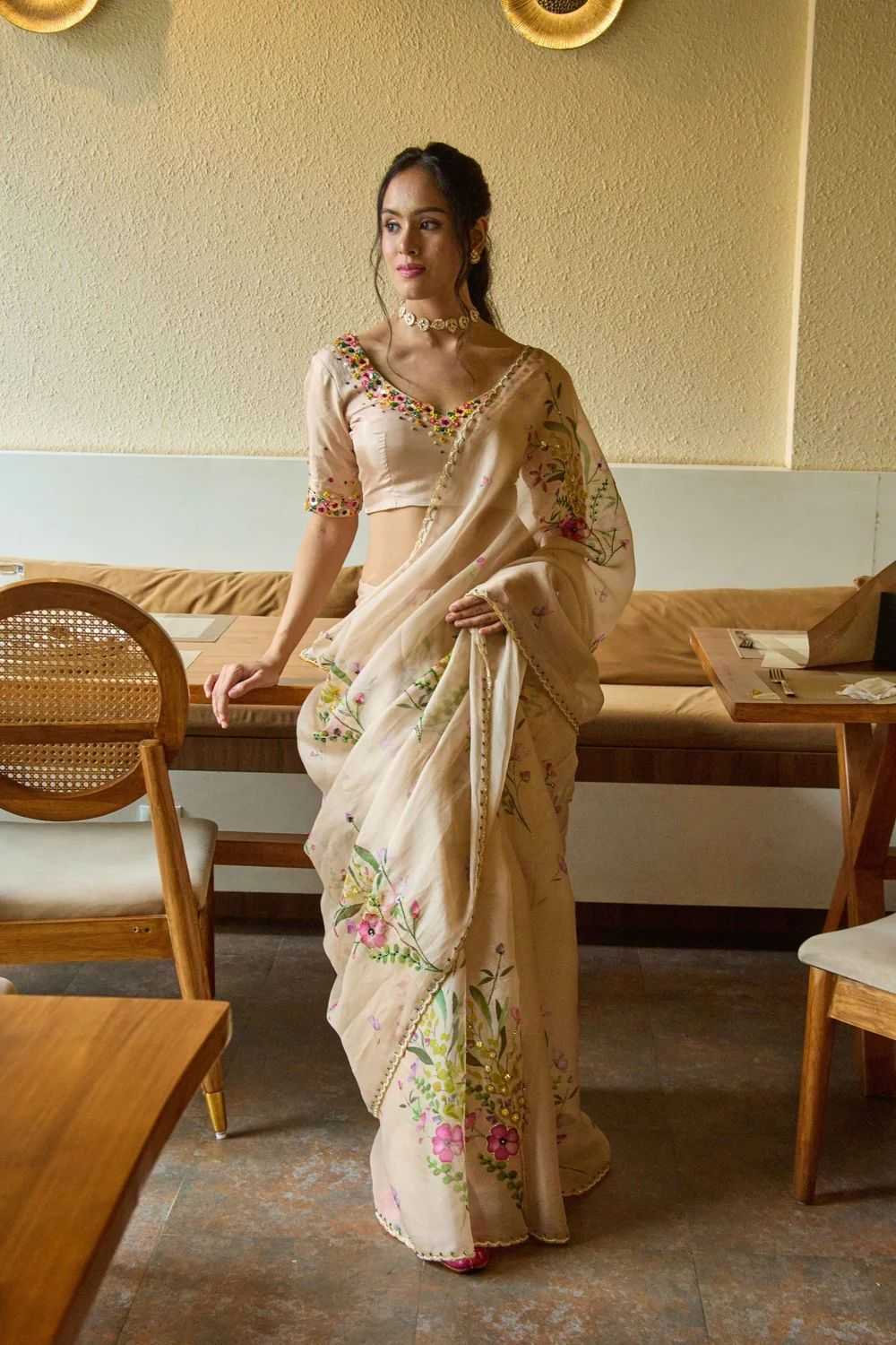 Fancy Organza Saree