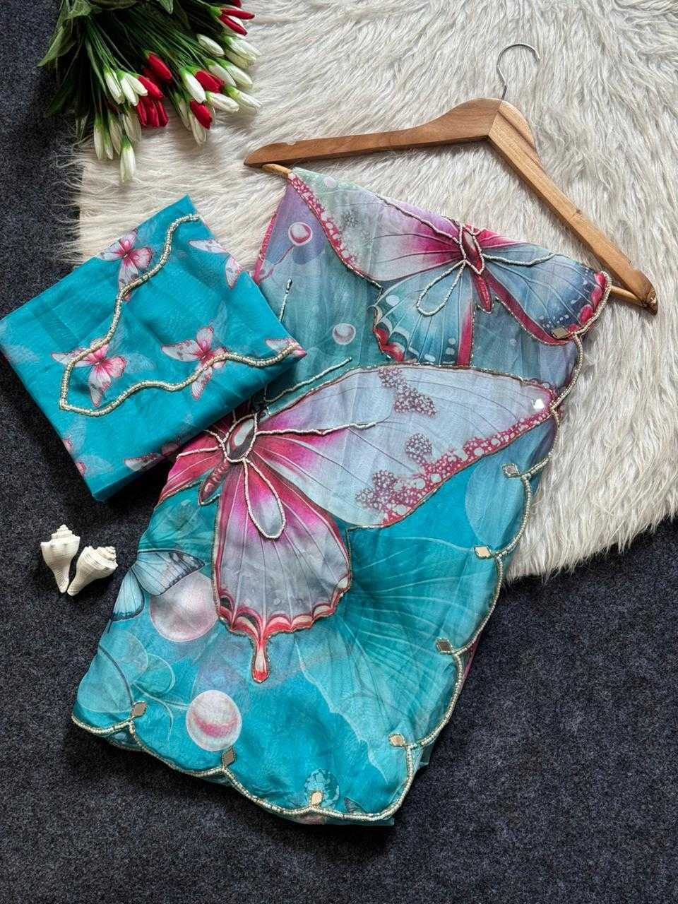 Tabby Silk Party Wear Saree