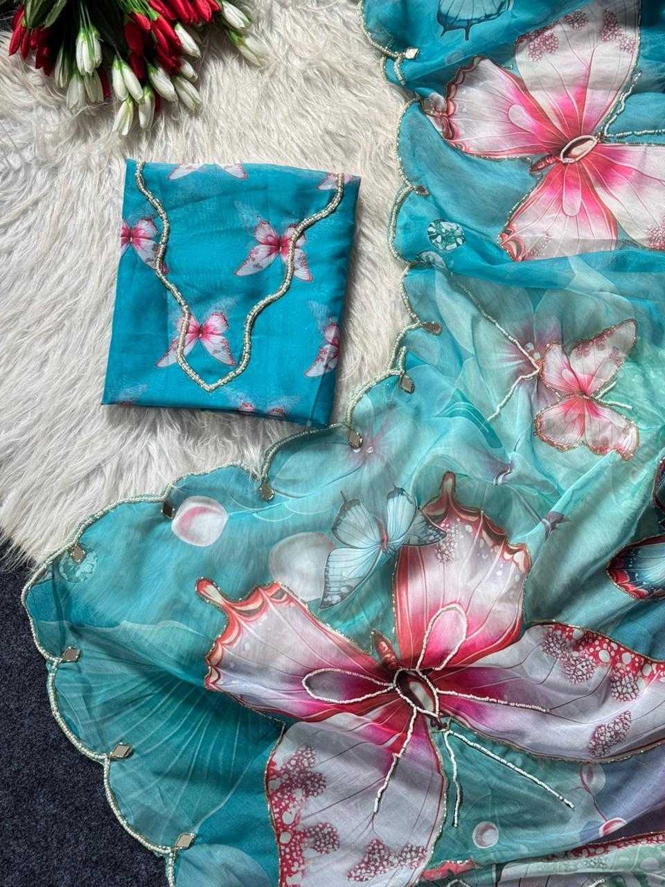 Tabby Silk Party Wear Saree