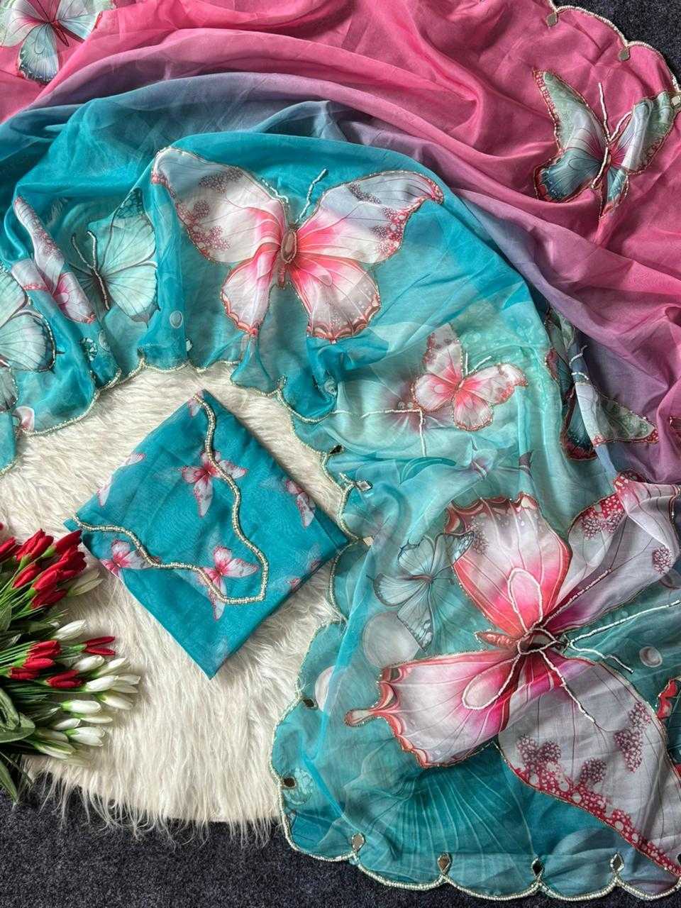 Tabby Silk Party Wear Saree