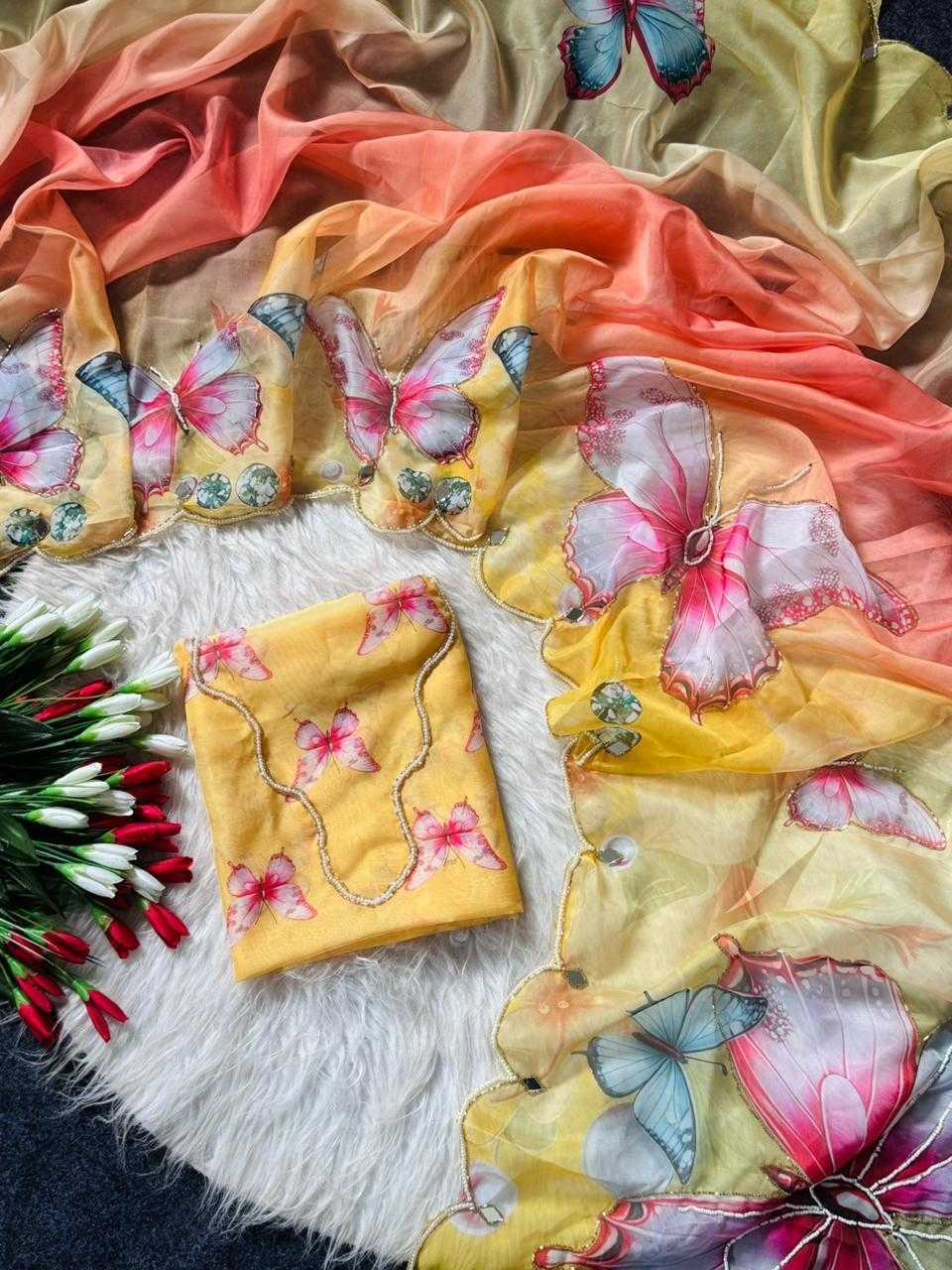 Tabby Silk Party Wear Saree