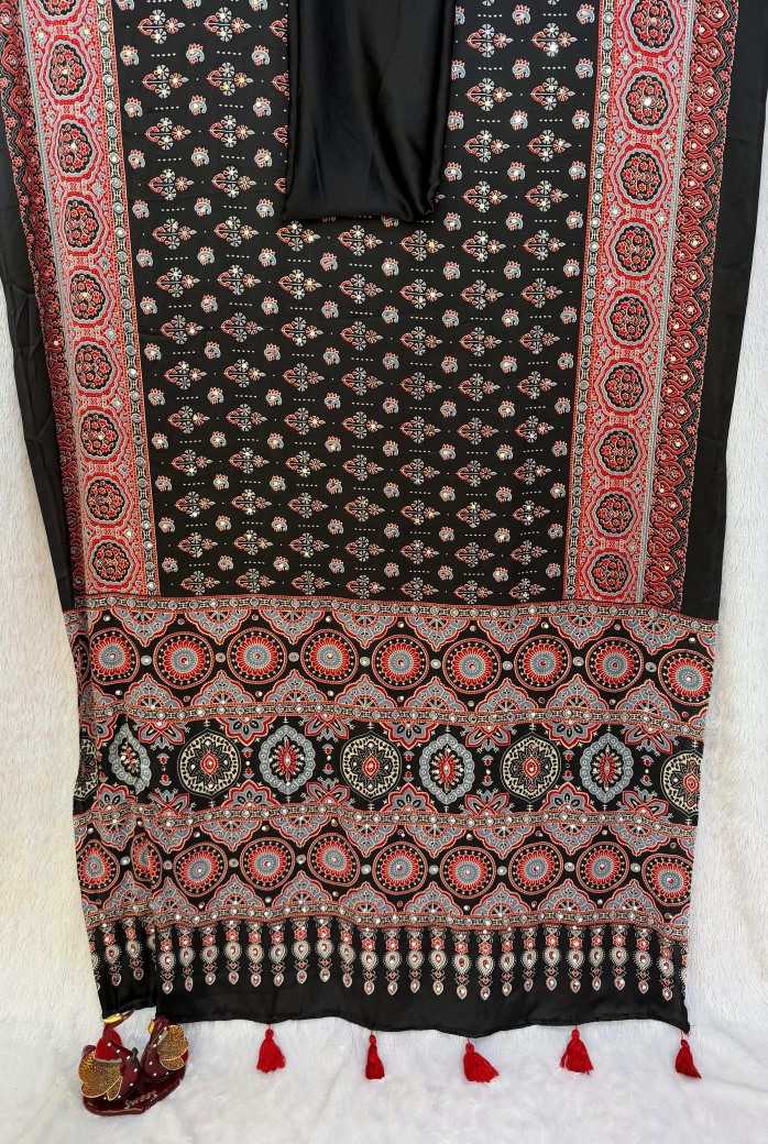 Soft Silk Printed Saree in Red