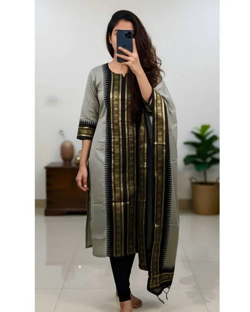 Aaradhya Silk Cotton Festive Kurti
