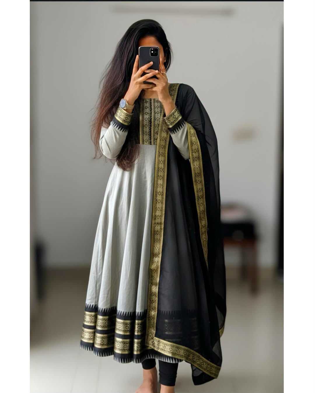 Aditi Silk Cotton Fancy Gown