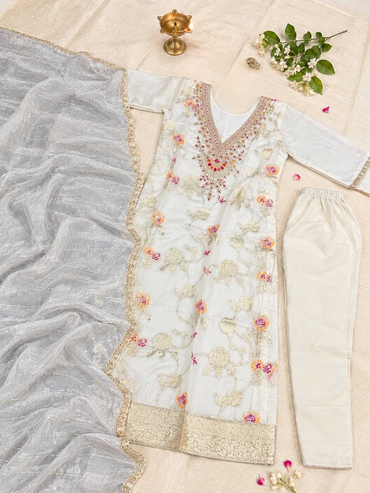 Anika Chanderi Cotton Suit