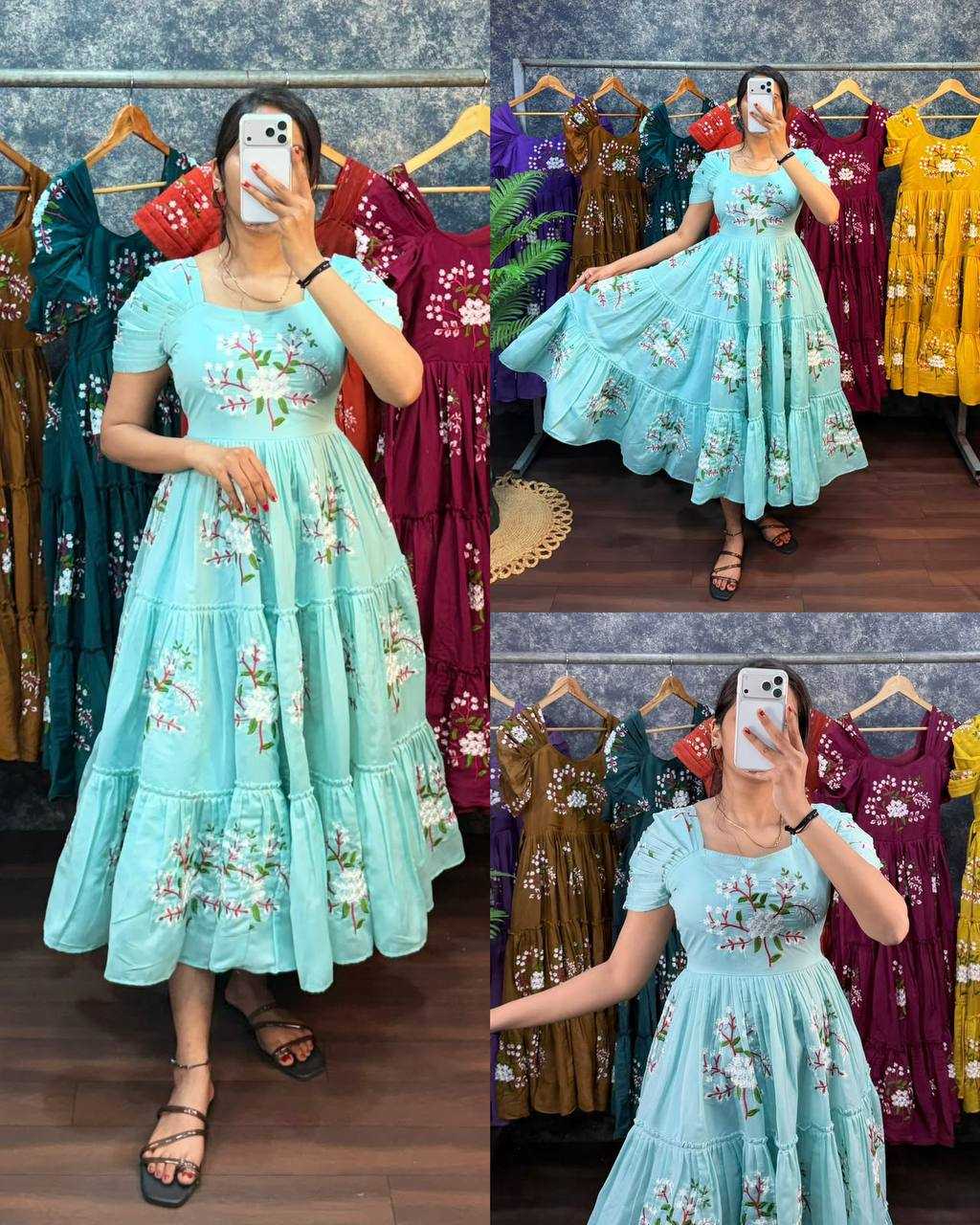 Bhanumati Cotton Cocktail Dress