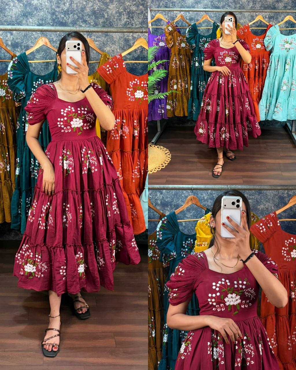 Bhanumati Cotton Cocktail Dress