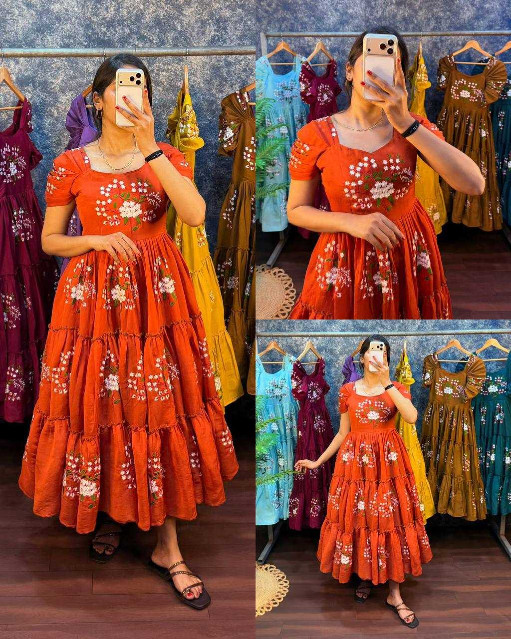 Bhanumati Cotton Cocktail Dress