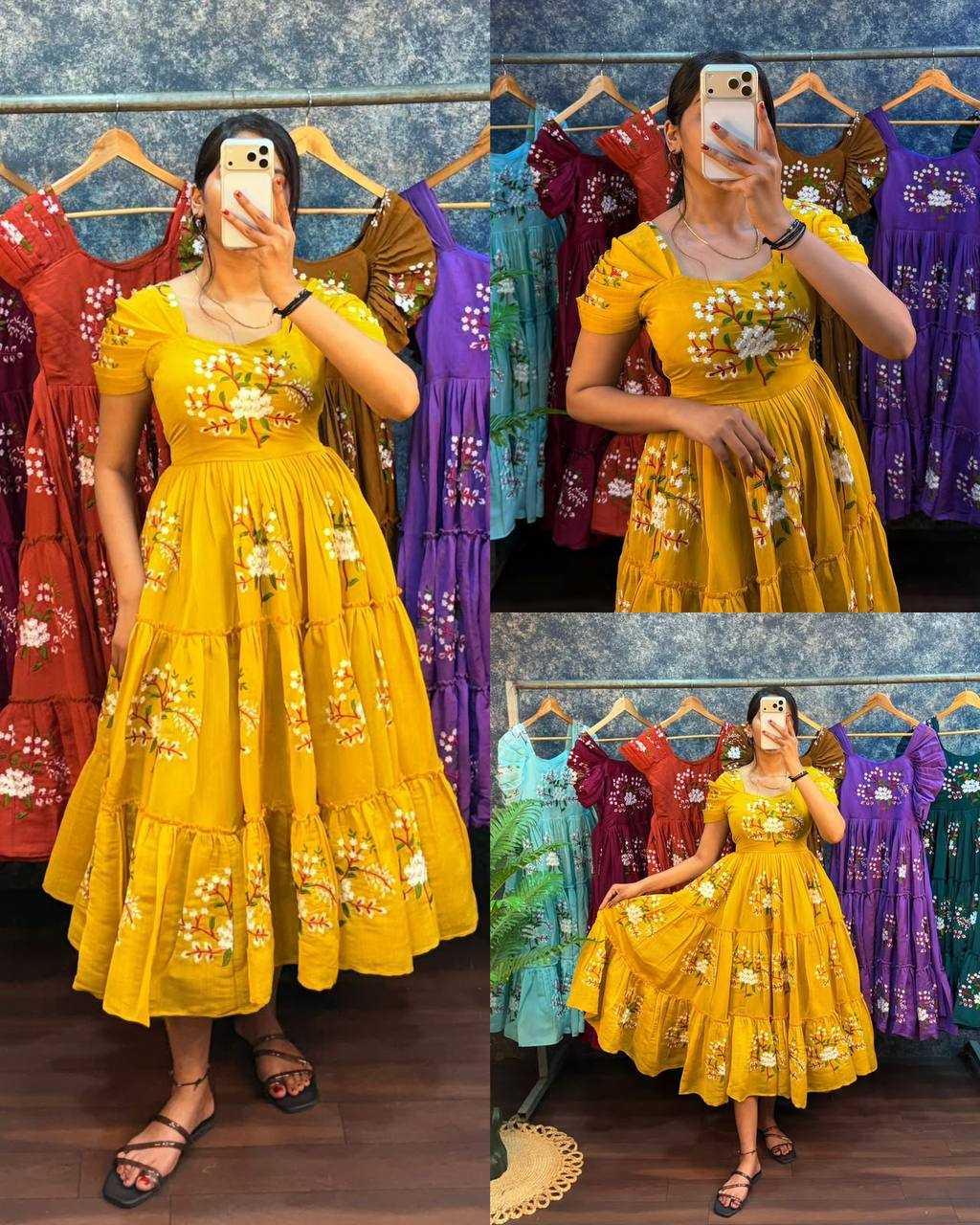 Bhanumati Cotton Cocktail Dress