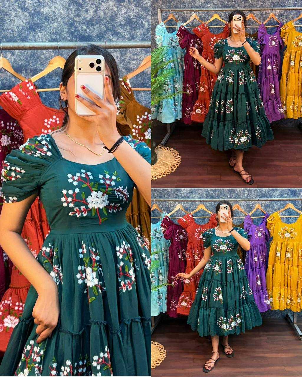 Bhanumati Cotton Cocktail Dress