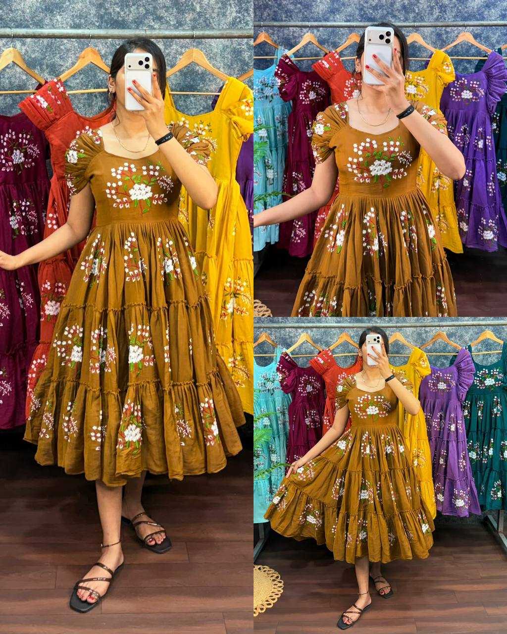 Bhanumati Cotton Cocktail Dress