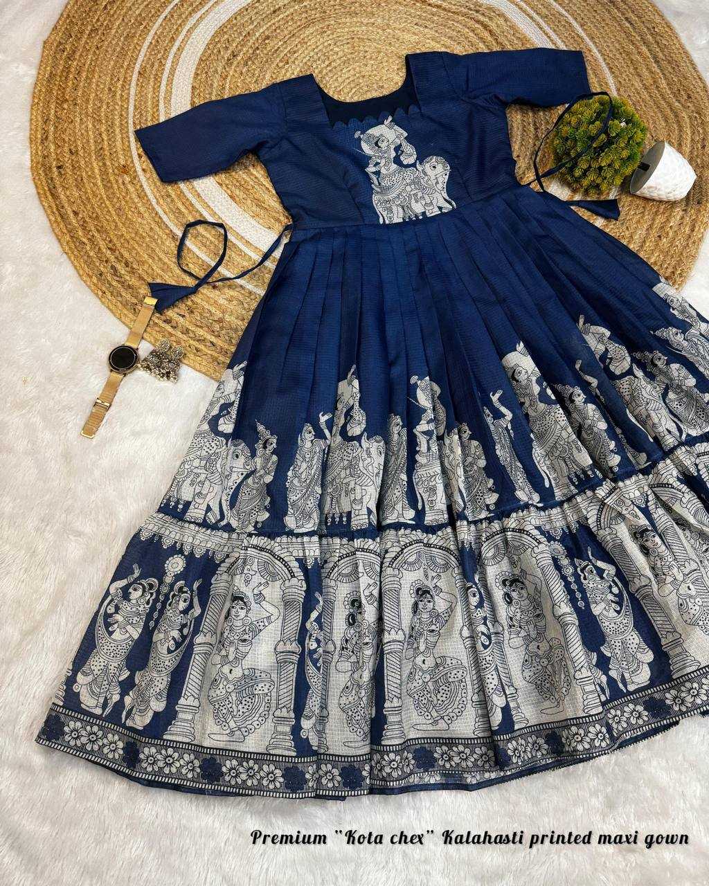 Chandrima Cotton Printed Gown