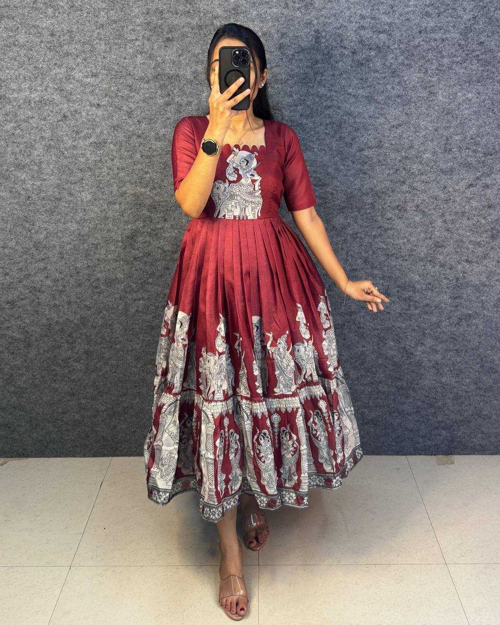 Chandrima Cotton Printed Gown
