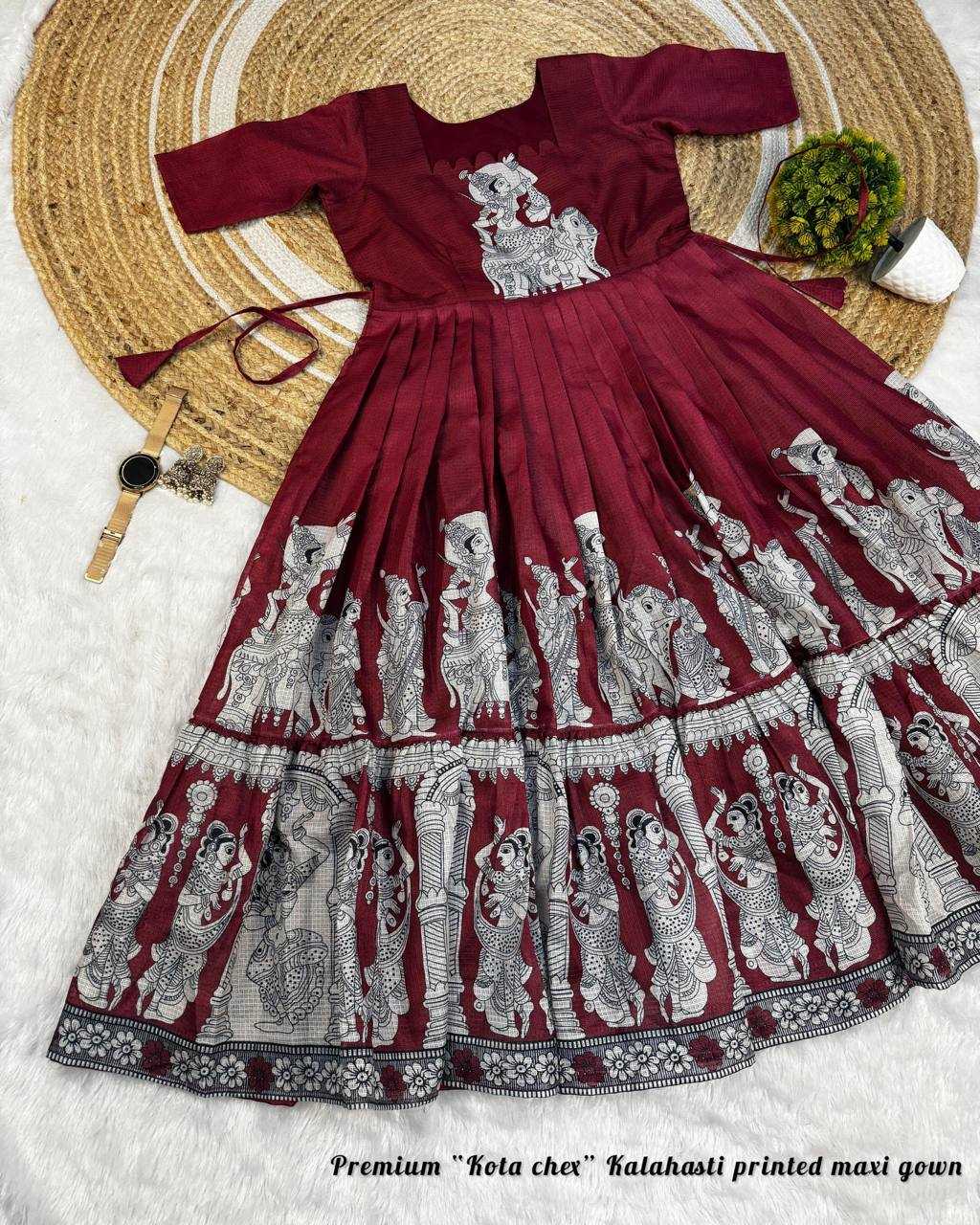 Chandrima Cotton Printed Gown
