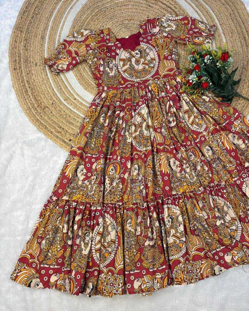 Chitralekha Cotton Printed Gown