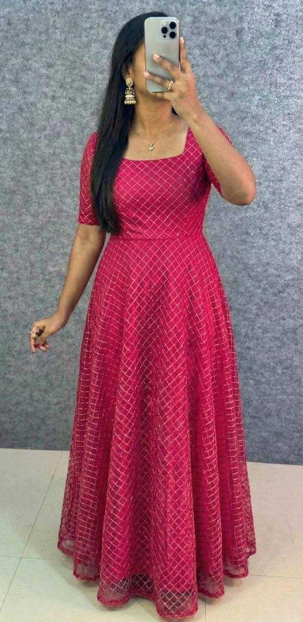 Dhanishta Net Fancy Gown