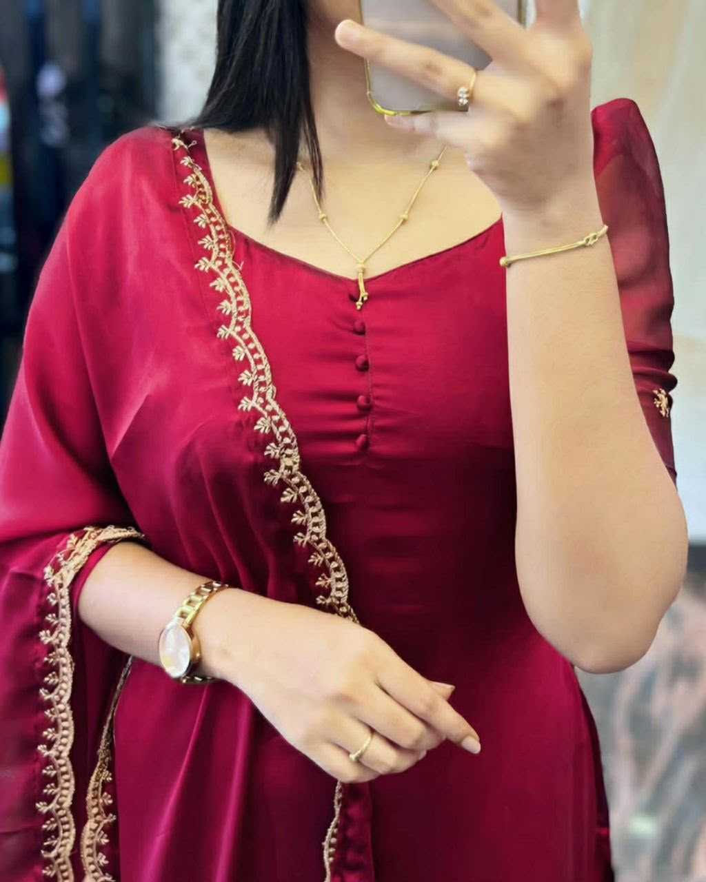 Drishti Premium Georgette Designer Kurti