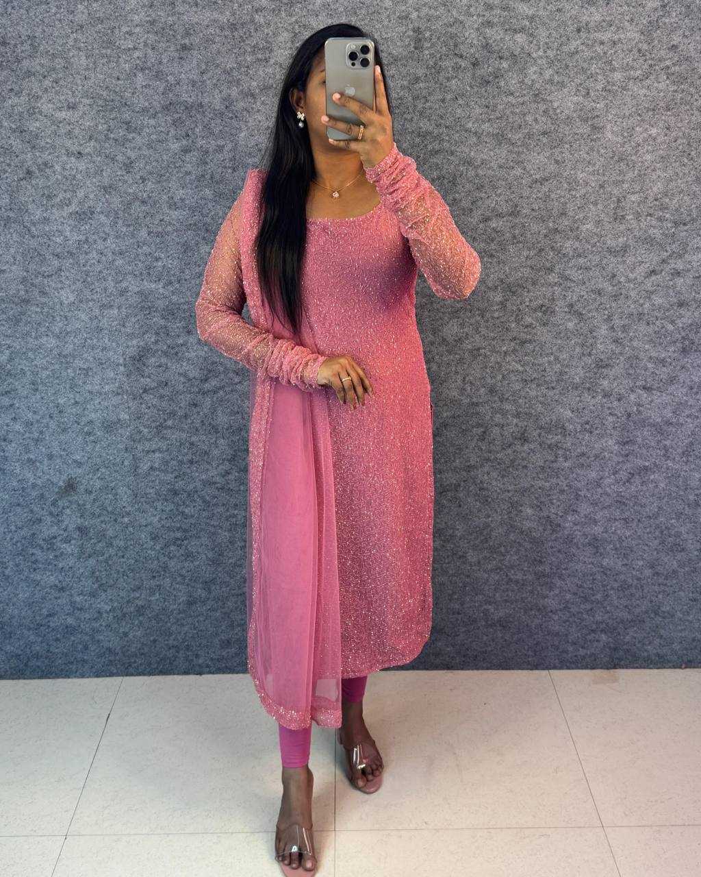 Ekaparna Net Party Wear Kurti