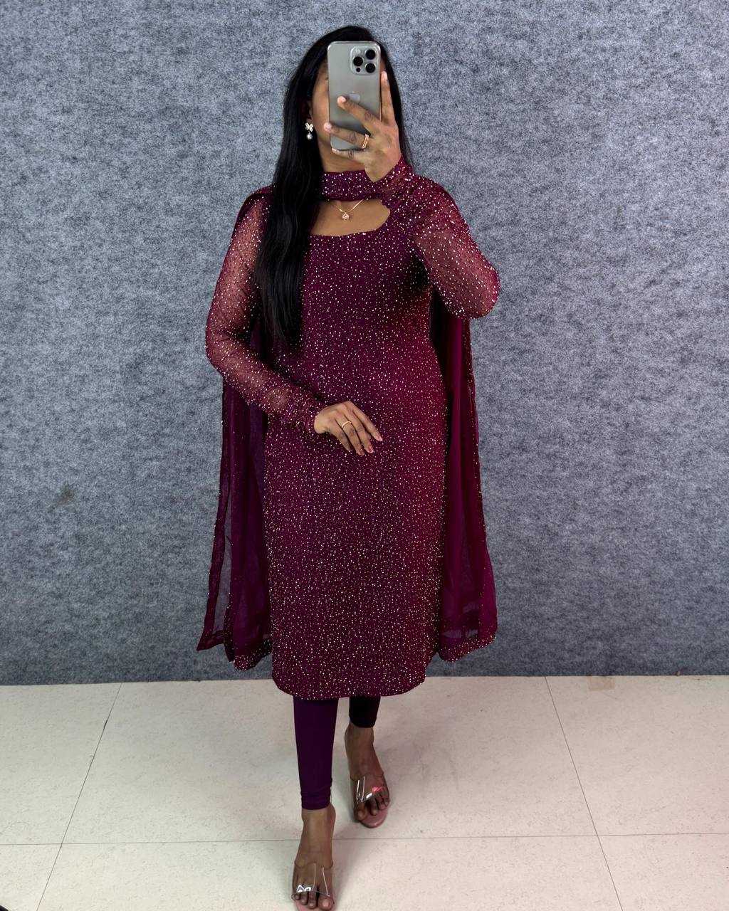 Ekaparna Net Party Wear Kurti